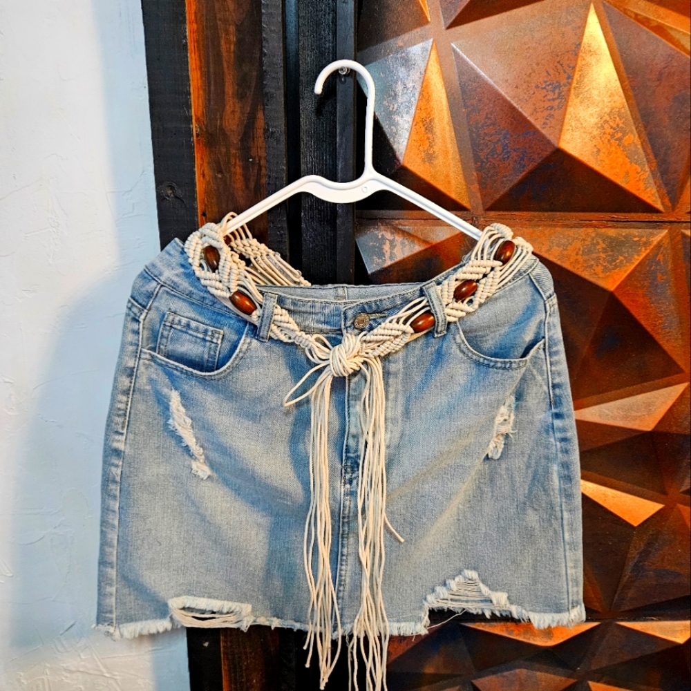 Denim Jean Skirt